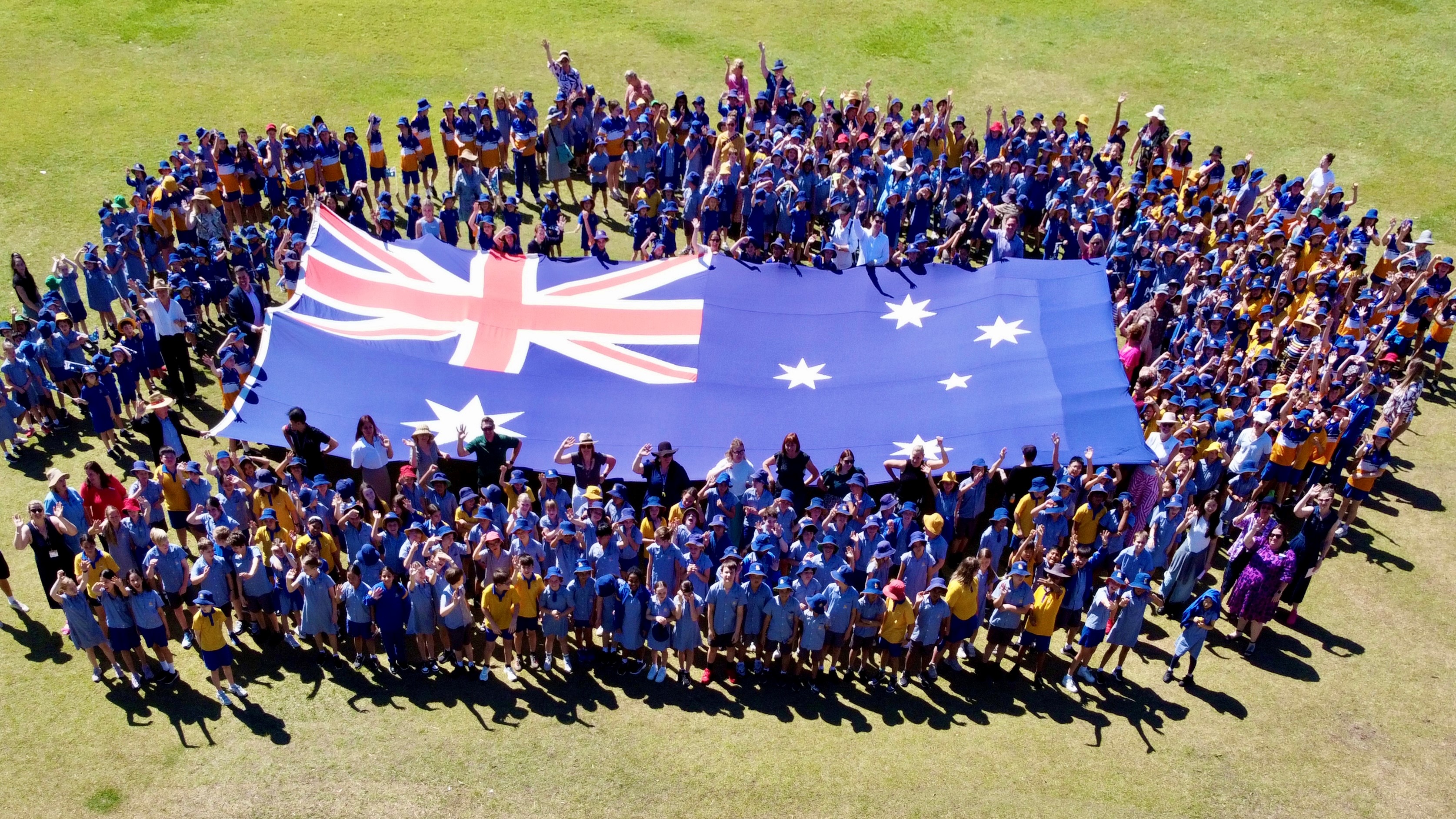 Australian Parliament House Flag Roadshow Main Image